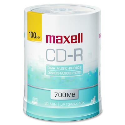 CD-R Discs 48X 700MB/80MIN Printable 100/Pack White