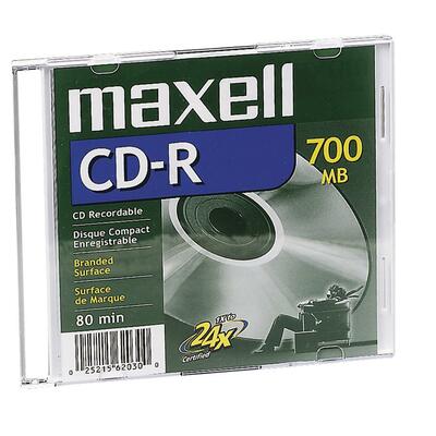 CD-R Branded 48X 700MB/80MIN Slim Jewel Case