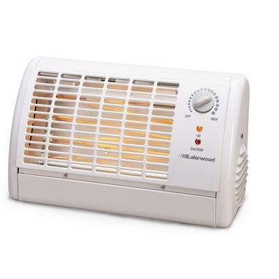 Fan Forced Heater, 1320 Watts, 21"x20-1/8"x17", White