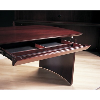 Center Desk DrawersWoodLthr Liined30"x18"x2"Mahogany