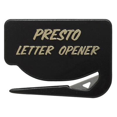 Presto Letter Style Opener2-7/8"x1/8"x1/4"Assorted Colors<br>