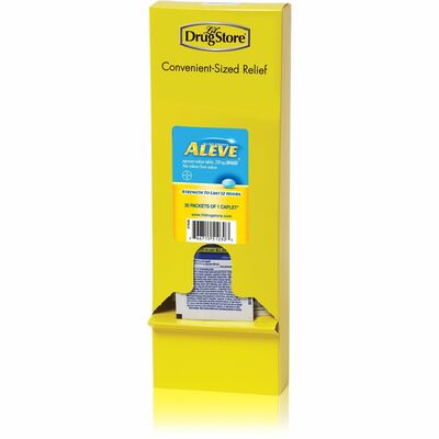 Aleve Medicine Single Dose Packets 30 Packs/BX<br>YELLOW<br>Sold by theBX<br>30 PK/BX<br>48 BX/CT