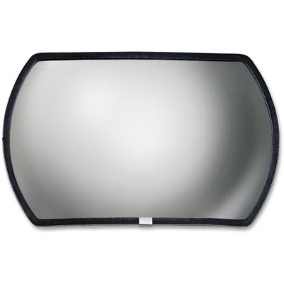 Round Rectangular Glass Convex Mirror 12"x18"