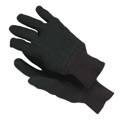 Cotton Work Glove W/Straight ThumbKnit WristClute Cut