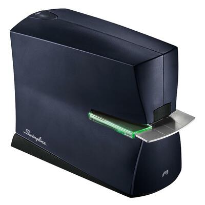 Automatic Electric Stapler 210 Staple Cap Midnight Blue