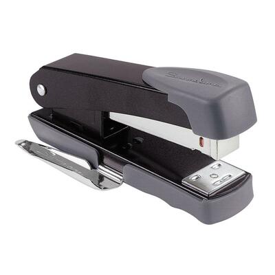 Compact Standard Desk Stapler with Remover Black