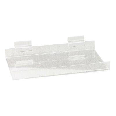 Large Acrylic Shelf For Slotwall Exhibit Clear<br>