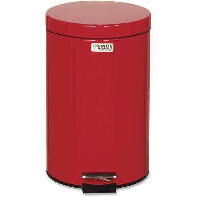 Medi-Can Steel Step Can 3-1/2 Gallon 10"Dia 15-3/4"H Red