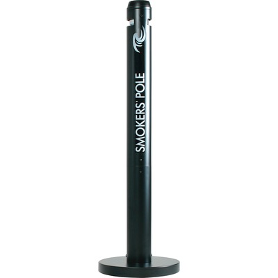 Pole Smokers Freestanding 4"x4"x41" Base 14-1/4" Black
