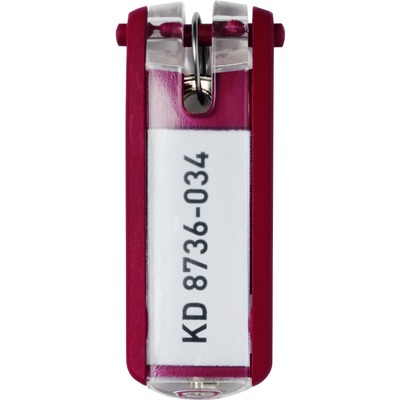 Key Tags 6 per Pack Red