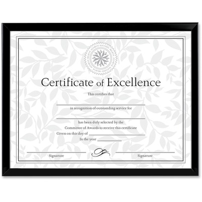 Document Frame 8"x10" Black