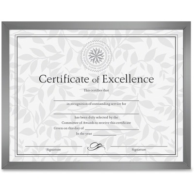 Document Frame 8-1/2"x11" Silver