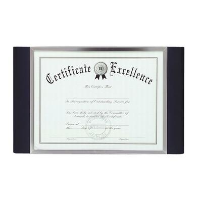 Contemporary Frame Tabletop/Wall Mount 11"x8-1/2" BK/SR