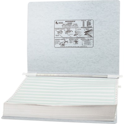 Acco Presstex Data  Binder 6" Capacity  14-7/8" x 11" Dark Gray