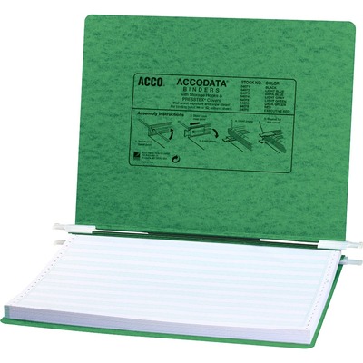 Acco Presstex Data  Binder 6" Capacity  14-7/8" x 11"  Dark Green
