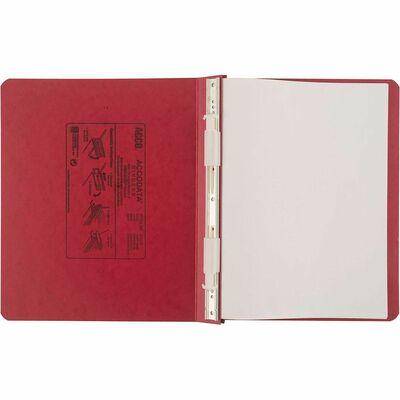 Acco Presstex Data  Binder 6" Capacity  11"x 8-1/2" Executive Red
