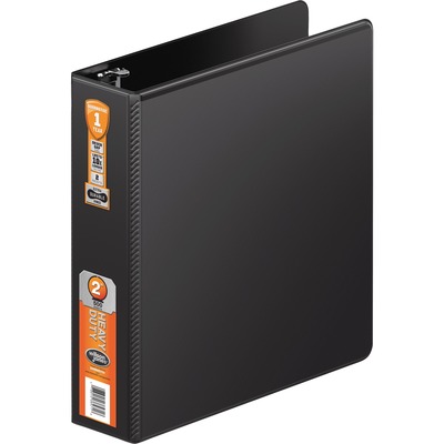3 Ring Vinyl Binder 2"Capacity 11"x8-1/2" Black