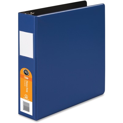 3 Ring Vinyl Binder 2"Capacity 11"x8-1/2" Dark Blue