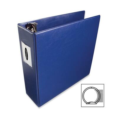 3 Ring Vinyl Binder 3"Capacity 11"x8-1/2" Dark Blue