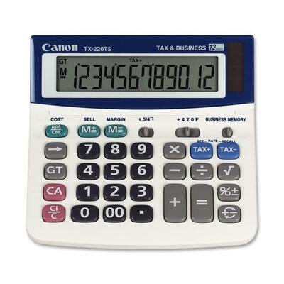 Calculator 12 Digit Desktop Tax 5-2/3