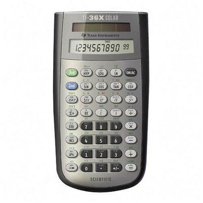 Calculator Scientific 10 Digit Solar 3-1/3"x6-1/3"x4/5"<br>