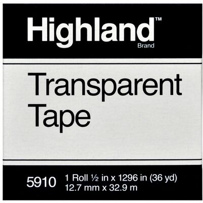 Economy Transparent Tape 1/2