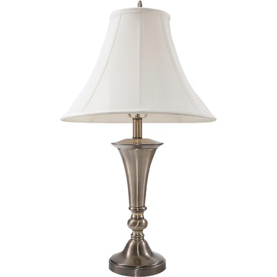 Antique Table Lamp 15"H Brass