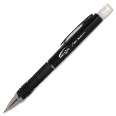 Mechanical Pencil Comfort Grip Metal Clip .5mm Black