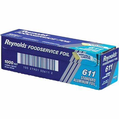 Foil Paper Standard Roll 12"x1000' Silver