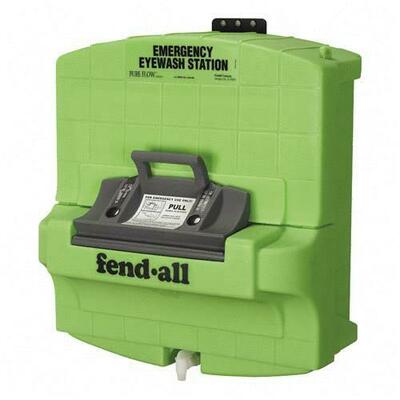 Pure Flow Eyewash Station 15 min 23"x30"x30" Green<br>