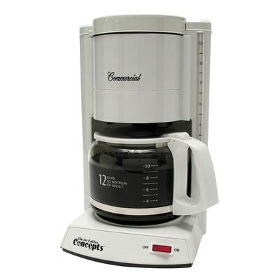 Coffeemaker 12-Cup White