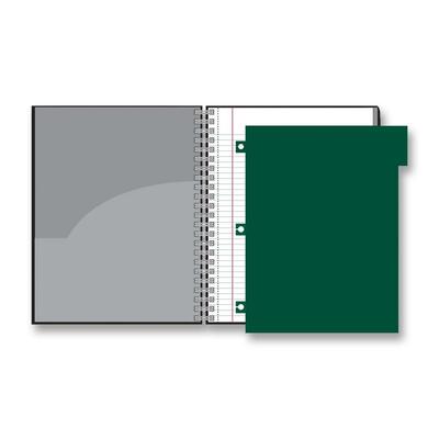 Business Notebooks1-SubjectCollege Ruled11"x8-1/2"Green