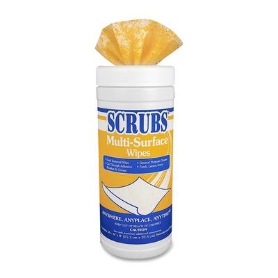 Multi-Surface Wipes Dual Textured Wipe Yellow