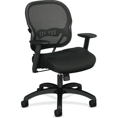 Chair w/ Mesh Back/Seat 29-1/2"x28-1/2"x41-3/4" Black