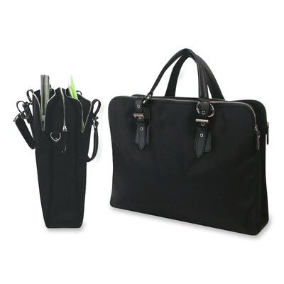 Ladies Computer HandbagHolds 17"17"x5-1/2"x13-1/2"BK