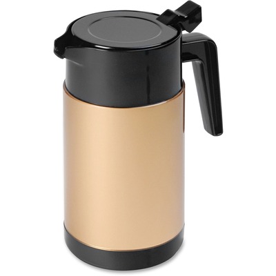 Wide Mouth Insulated Carafe 1 Liter Gold/Black