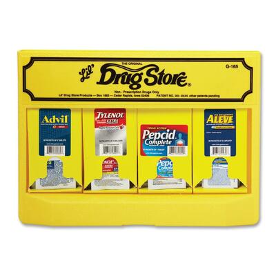 Medicine Dispenserw/ Advil/Pepcid/Aleeve/Tylenol120 per Pack
