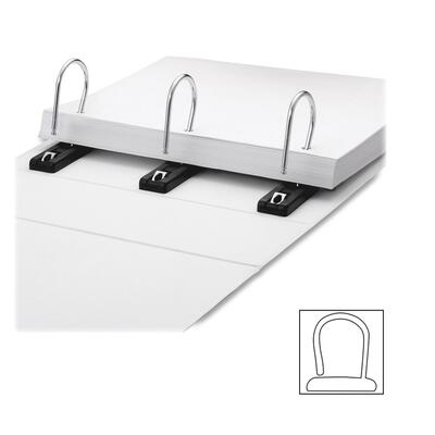 Gapless View Binder 5" Capacity 11"x8-1/2" White