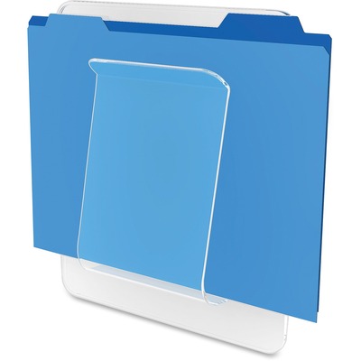 File/Chart Holder 1 Compartment 10"x2"x10-1/2" Clear