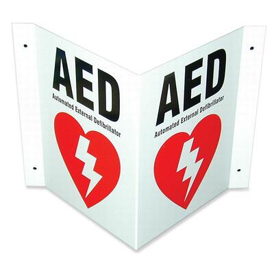 DFBDAC230 - Defibtech 3-way Wall Sign