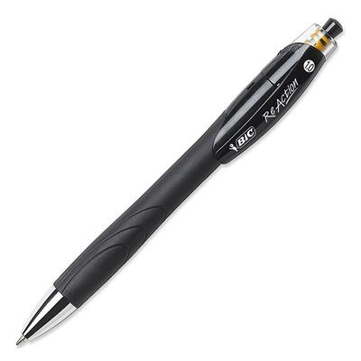 Ball Pen Retractable Medium Point Black Barrel/Ink
