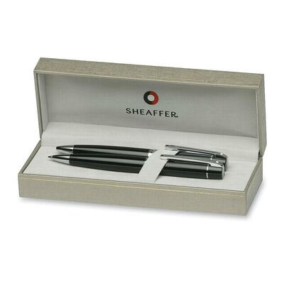 Ballpoint Pen/Pencilw/Chrome Trimw/ RefillTwist ActionBK