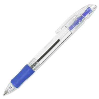 Ball Point Pen Retractable Medium Pt Blue Barrel/Ink