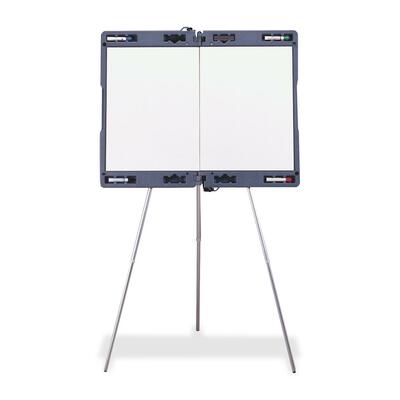 Portable Presentation EaselExtends 23-1/2"x35-1/2"Gray