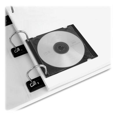 CD Jewel Case w/ 2 Hole Punched 25 per Pack Black