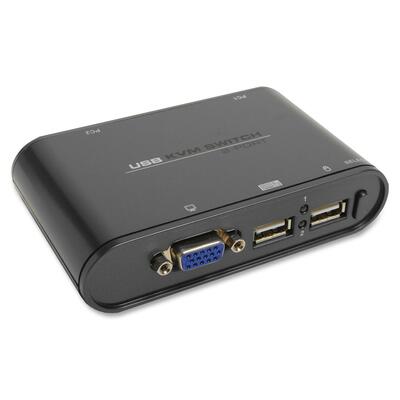 2-Port USB KVM Switch15 Pin Connector5' CableSilver