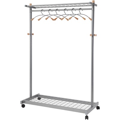 Coat Rackw/6 Hangers/Hooks40-50 Hanger Cap45"x22"x72"CE