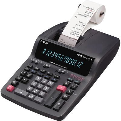 12-Digit Calculator,2-Color Printing, 8-1/2"x15-1/2"x3"