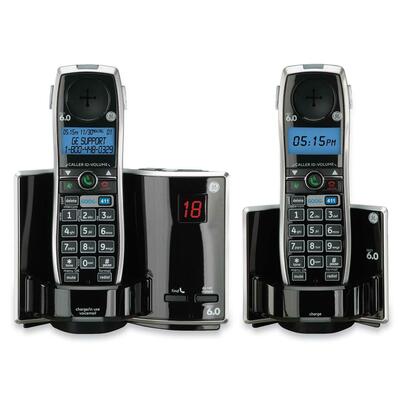 Phone System,6.0,Expandable,w/ CW/CID,Cordless,Black/Silver