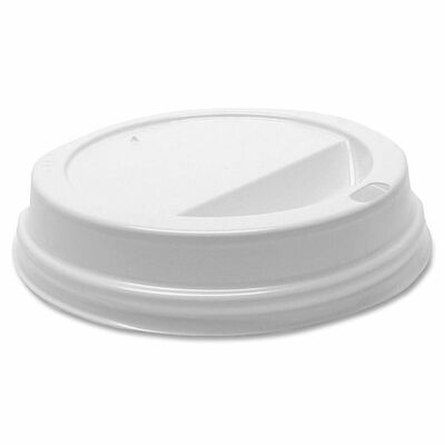 Lids For 12 oz. Cups 1000/CT White<br>WHITE<br>Sold by theCT<br>100 EA/BG<br>10 BG/CT